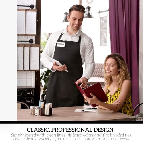  12 Pack Professional Chef Apron – Grilling Aprons for Men, Chef - 12 Pack