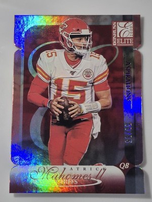 2020 Donruss Elite Patrick Mahomes 2000 Aspirations Die-Cut /85 #V1
