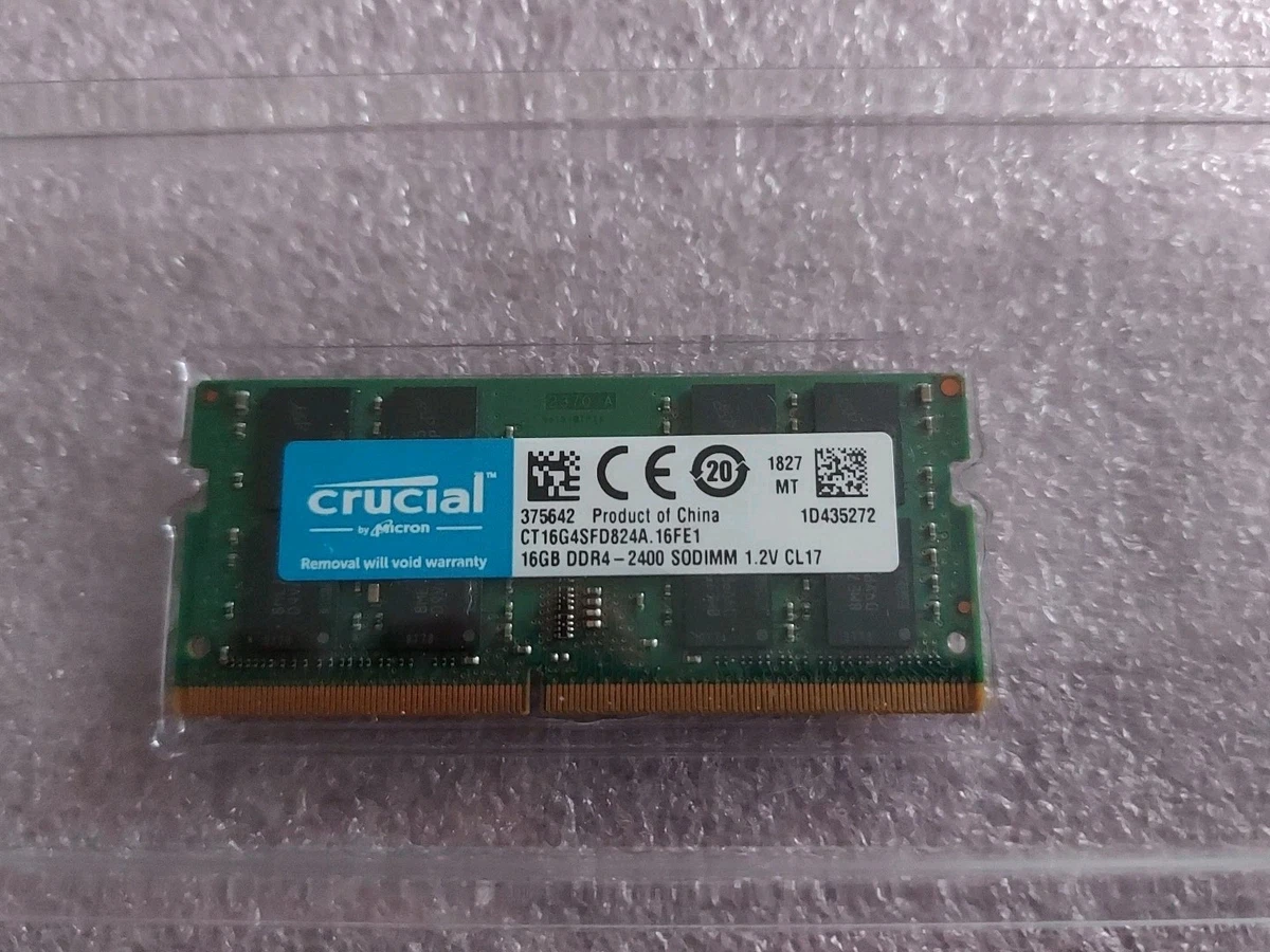 Crucial PC4-19200 (DDR4-2400) Bus Speed Computer RAM 16 GB