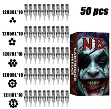 50pcs/box, 03 RL 05RL 07RL 09RL 11RL, All-in-one Tattoo Needles