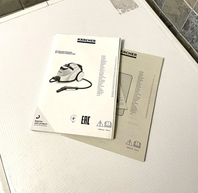 Karcher SC5 EasyFix Steam Cleaner Manual Information Book Boklet