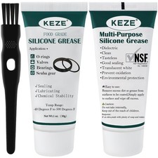 KEZE Food Grade Silicone Grease for Plumber Faucet Pool Lube O Rings Lubrican...
