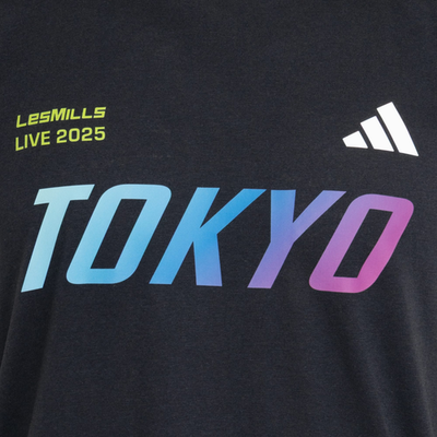 adidas LES MILLS LIVE TOKYO Event Tank Black KL3862 Japan Size | eBay