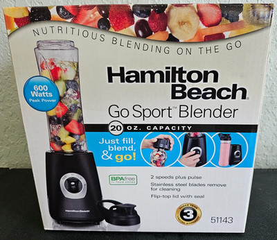 Hamilton Beach 600 watt Go Sport Blender- 20 oz. Capacity
