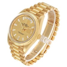 Rolex President Day-Date 40 Yellow Gold Diamond Mens Watch 228238 Box Card 4