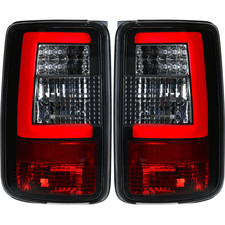 Rückleuchten Set LED Lightbar für VW Caddy Bj. 03-15 schwarz für Heckklappe