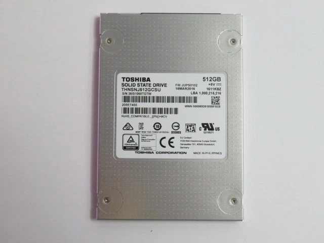 Toshiba 512 GB Solid State Drives for sale | eBay