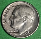 1968 P Roosevelt Dime Us Coins 10c Circulated Collector Coin with Free Shipping