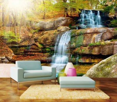 3D Sunny Forest K146 Wallpaper Mural Self-adhesive Removable Sticker Kay