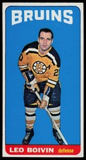 1964-65 Topps Hockey EX/MINT Leo Boivin Boston Bruins #50