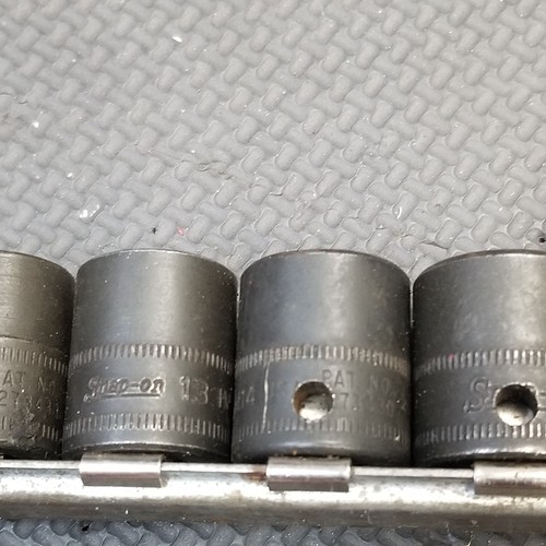 Snap On 3/8" Drive 13 Piece 6-Point Metric Shallow Impact Socket Set IMFM - Picture 7 of 18