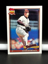 1991 Topps Baseball Trading Card Padres Dennis Rasmussen #774