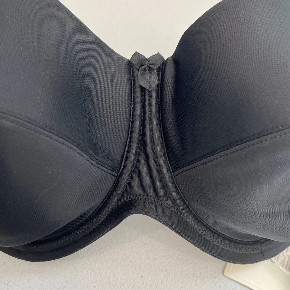 NUEVO Sujetador Panache para mujer 36G 5320 Evie balcón sin tirantes negro con aros Foto 2 de 4