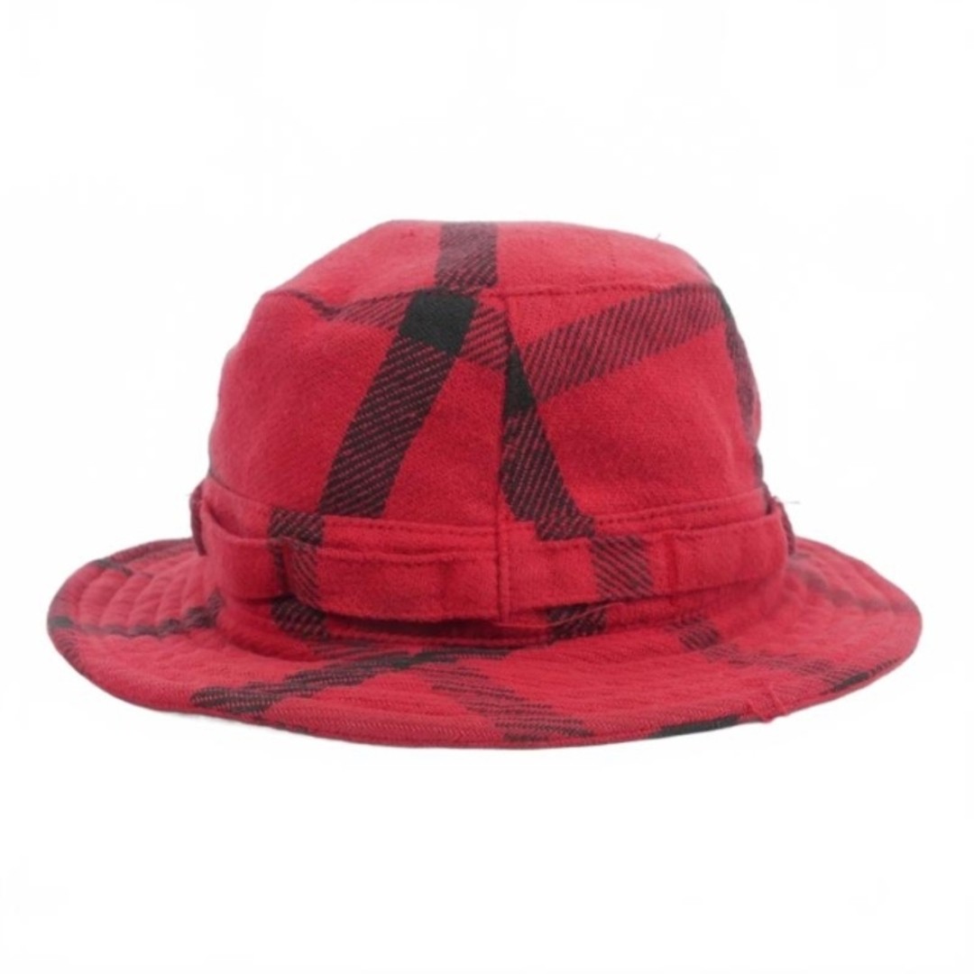 GOODENOUGH FINESSE CHECK BUCKET HAT BAKEHA HEAT RED BLACK