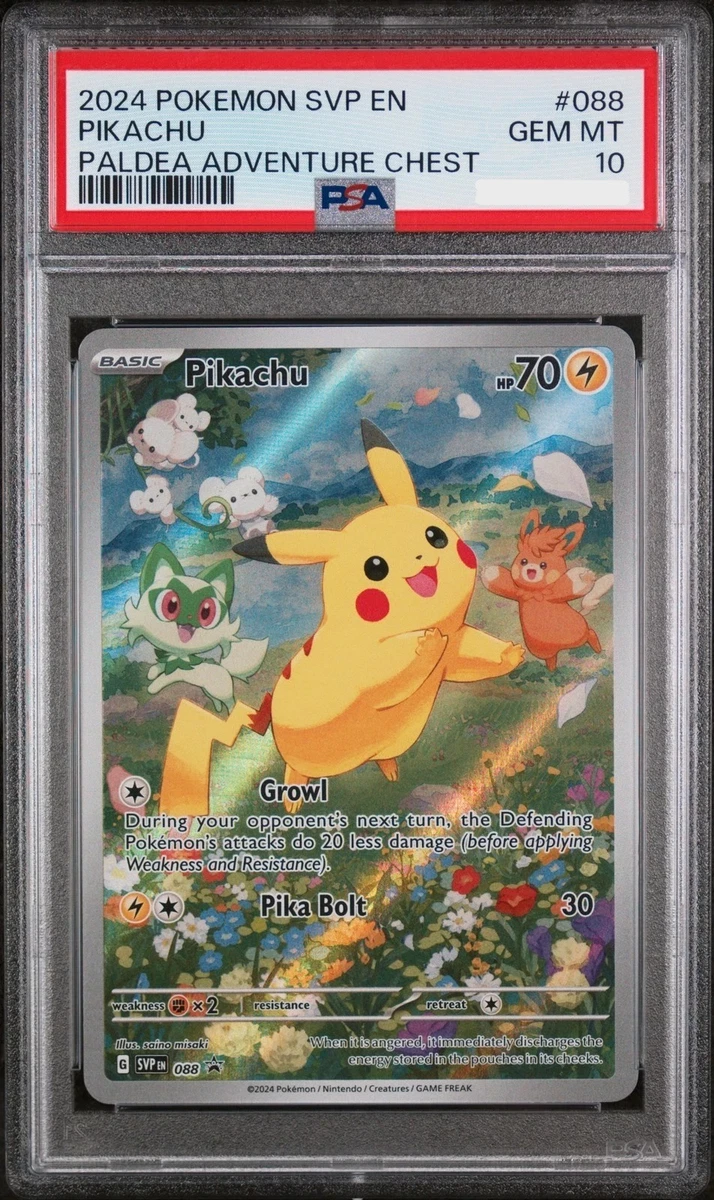 Pikachu Pokémon TCG Grade 10 Nintendo Individual Collectible Card