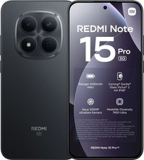 Xiaomi Redmi Note 15 PRO 5G 256GB 8GB Schwarz Android Smartphone 6,83 Zoll
