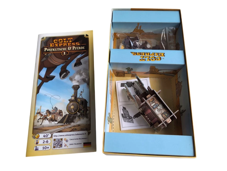 Colt Express Spiel des Jahres 2015 + Postkutsche Erweiterung - vollständig - Bild 4 von 4
