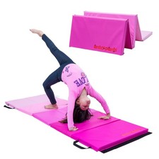 Tumbling Mat-Gymnastics Mat,Easy to Clean Gym Mat,Sturdy,Foldable Tumbling Mat