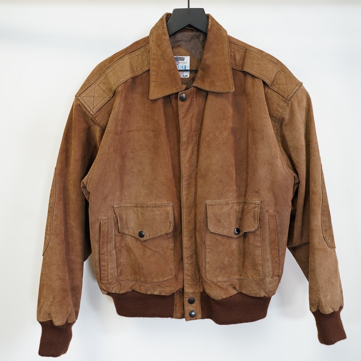 超豪華 90s Suede Leather Bomber Jacket 【公式通販】