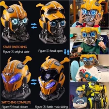 Voice Control Killerbody 1:1 Bumblebee Mask Wearable Helmet New Gifts US Ship!
