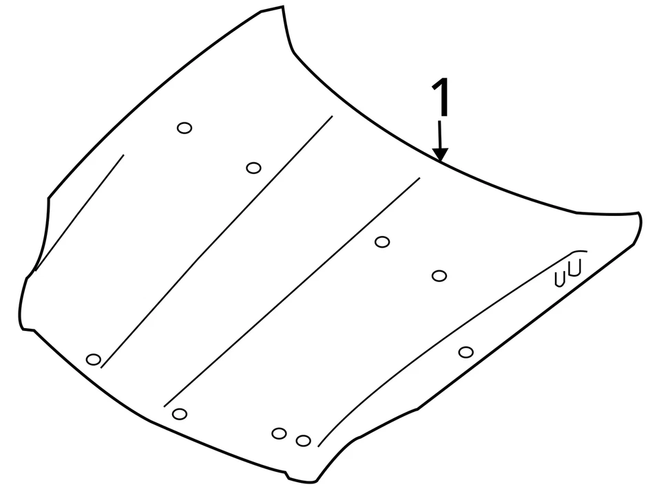 (LOCAL PICKUP ONLY) Hood 4 Door Sedan Fits 05-06 INFINITI G35 787240 Foto 4 de 4