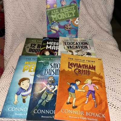 The Tuttle Twins Books Book Lot Of 6 Connor Boyack, # 0, 2, 8, 10, 11, 12, 13