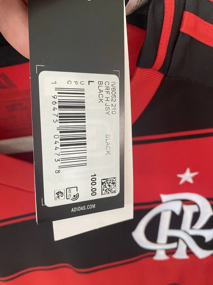 Adidas Flamengo Home Jersey 2025–26 – Size L – Brand New with Tags - Image 3 of 4