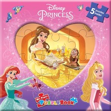Disney Princess My First Puzzle Book - Jigsaw Puzzles for kids, 10-page boar...