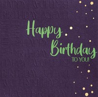 Geburtstag - Good Vibes Karte Mit Umschlag Happy Birthday To You