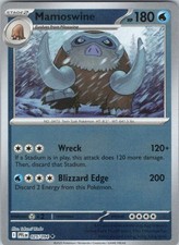 Mamoswine #25/94 (Reverse Holo) (LP) ME02: Phantasmal Flames PFL Pokemon