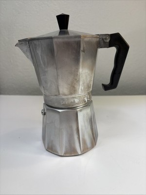 Vintage Primula Express Venezuela Metal Stove Top Percolator Cafe Coffee Pot