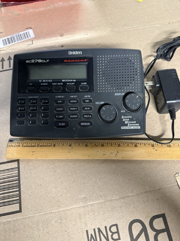 Uniden Bearcat Scanner Bc278 CLT Scanner DOES NOT WORK For Parts/ Repair