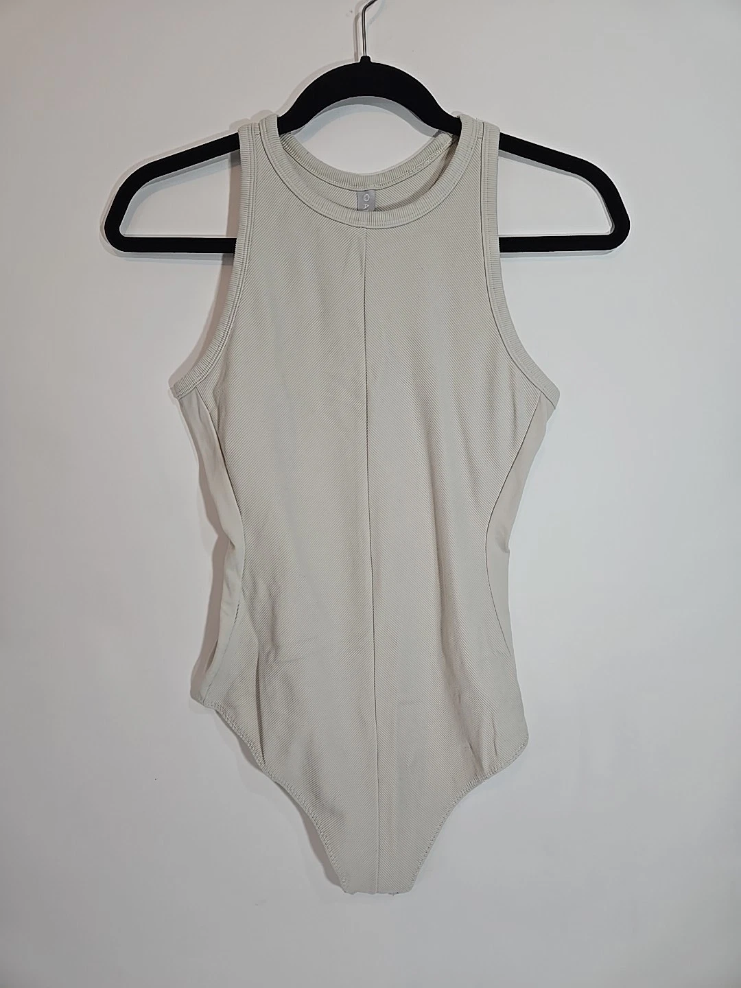 athleta sleeveless bodysuit ribbed stretchy racerback 