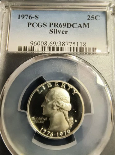Washington Quarter 1976-S 25C PCGS PR69DCAM Silver