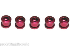 OMNI Racer WORLDS LIGHTEST Crankset Chainring Bolts Fit Dura Ace Ultegra BMX RED