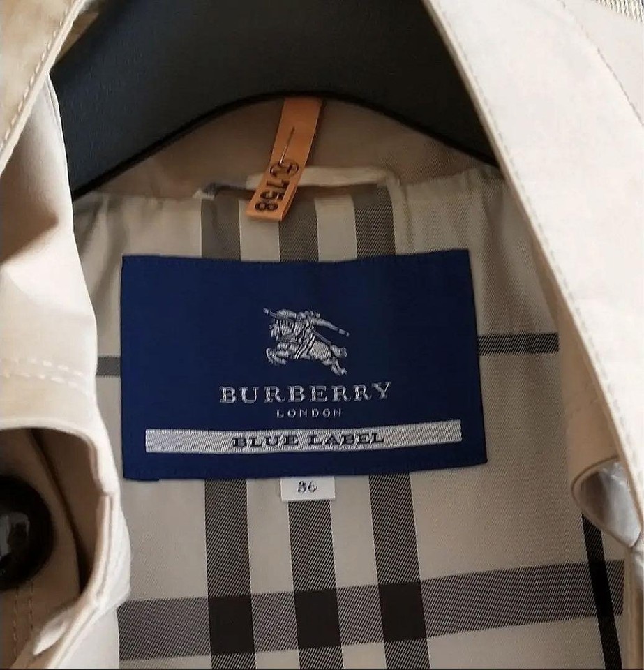 Burberry Aline Flared Trench Coat Woman from Japan eBay