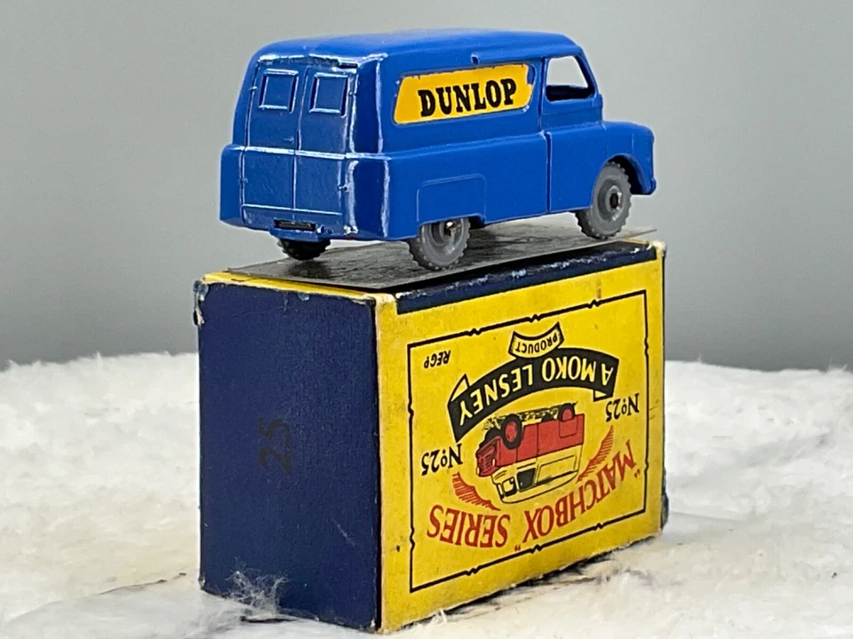 Furgoneta Dunlop Moko Lesney Matchbox Nº25 A 1956, como nueva, original en original, caja, sin precio de venta Foto 4 de 4