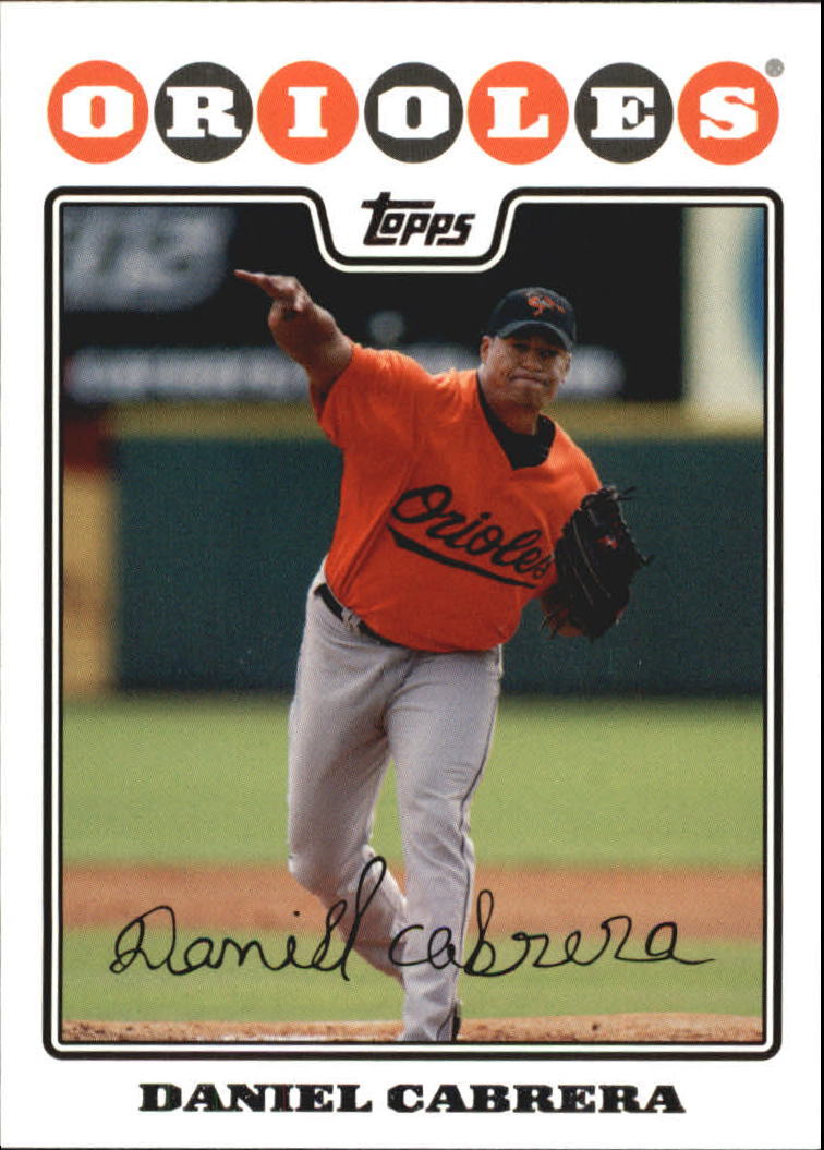 2008 Topps #341 Daniel Cabrera - NM
