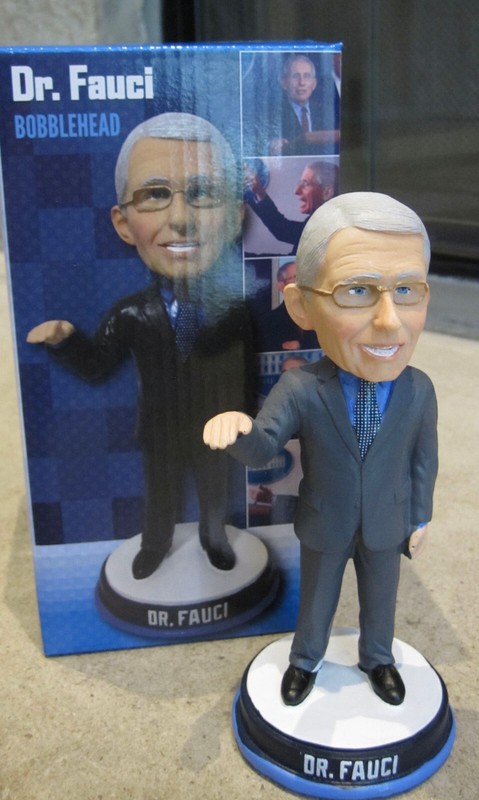 Dr. FAUCI BOBBLEHEAD, FLATTEN THE CURVE! NEW IN BOX
