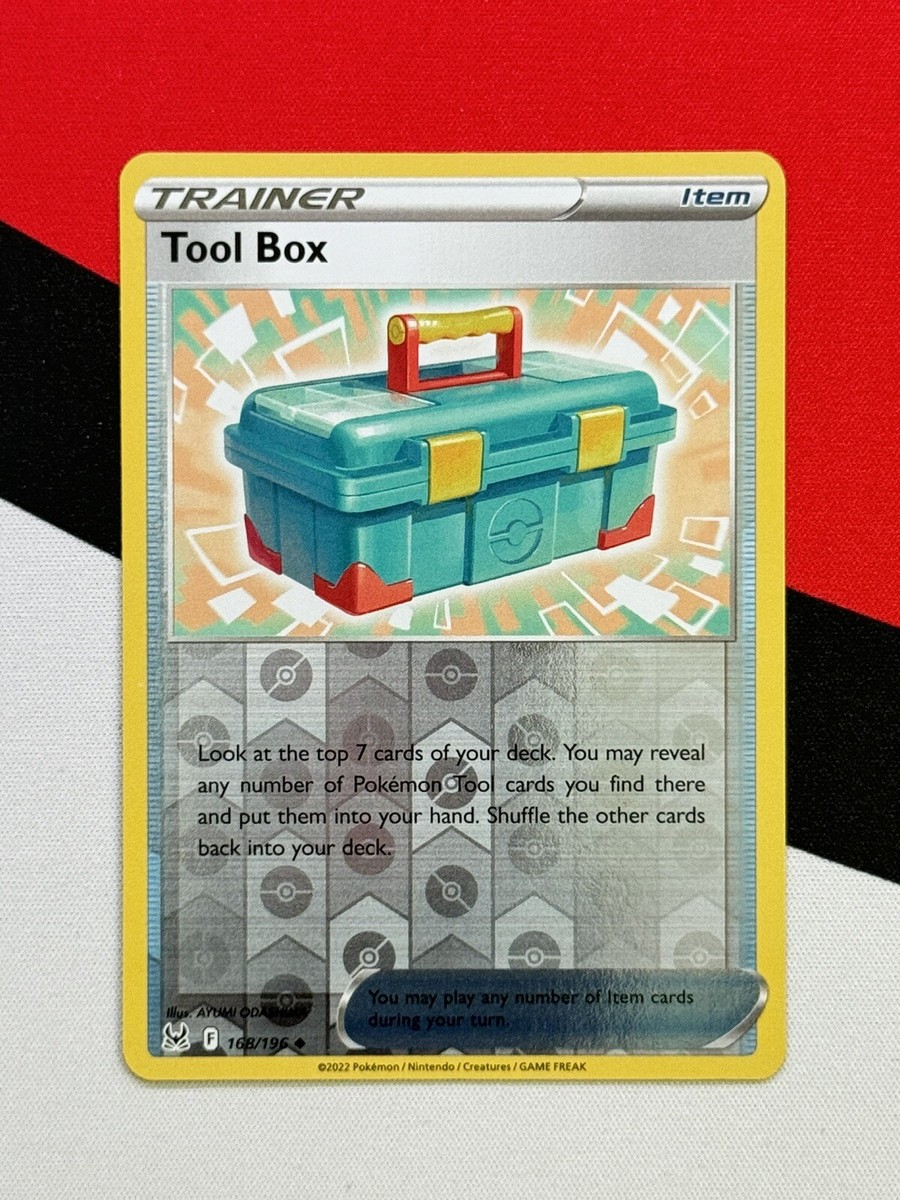 Tool Box Reverse Holo Trainer 168/196 Lost Origin Pokemon PACK