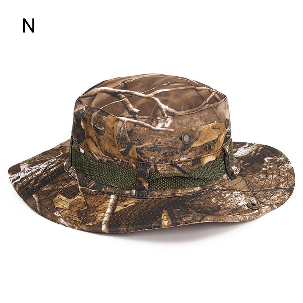 Cappello Bucket Militare Cappello A Secchiello (Bucket Hat) Militare 100% Cotone - Tesa Larga Per Pesca, Caccia, Outdoor Cappello Secchiello Militare - Foto 6