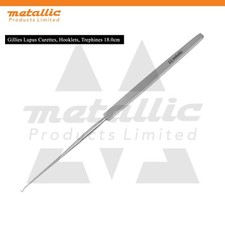 Gillies Lupus Skin Hook Single Prong Sharp Dermal Retractor Curette 18cm Steel