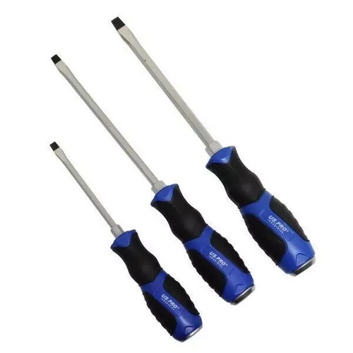 US PRO INDUSTRIAL 10pz Set cacciaviti premium cacciaviti a fessura e Phillips - Foto 3 di 6