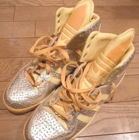 adidas by jeremy scott スニーカー　ゴールド Adidas Originals by Jeremy Scott Attitude Big Tongue Yellow