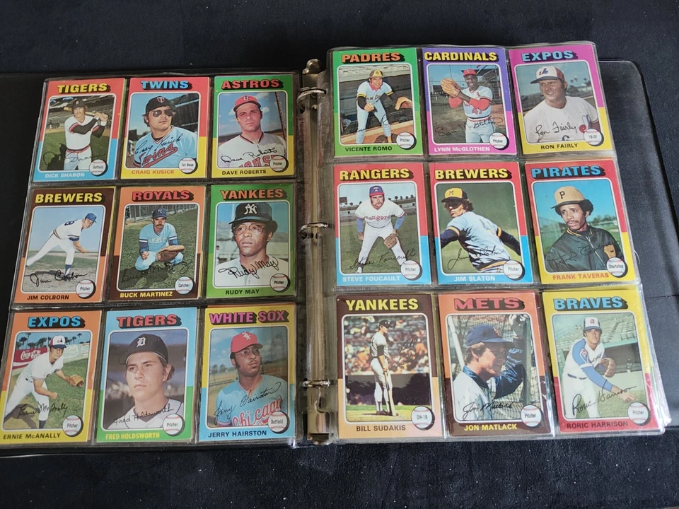 1975 Vintage Topps Baseball Card Lot - Berra! Ryan! Maris! Gibson! Carew! Brock! - Image 4 of 4