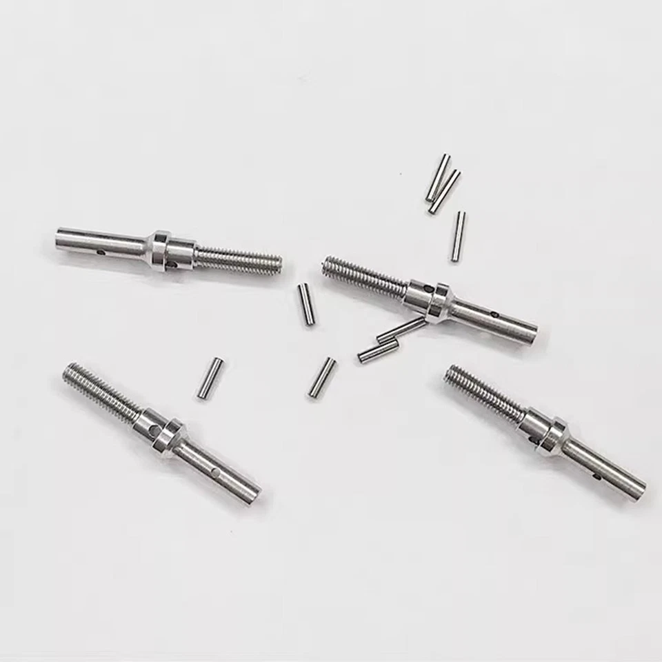For FMS FCX24 Model YH 1/24 Racing Car RC Car Metal Extend Shaft Set Accessories - Image 3 of 4