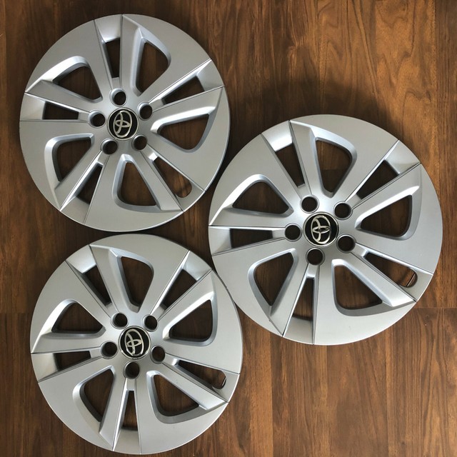 3 TOYOTA PRIUS HUBCAP RIM WHEEL COVERS 2016 2017 2018 15" OEM Genuine | eBay
