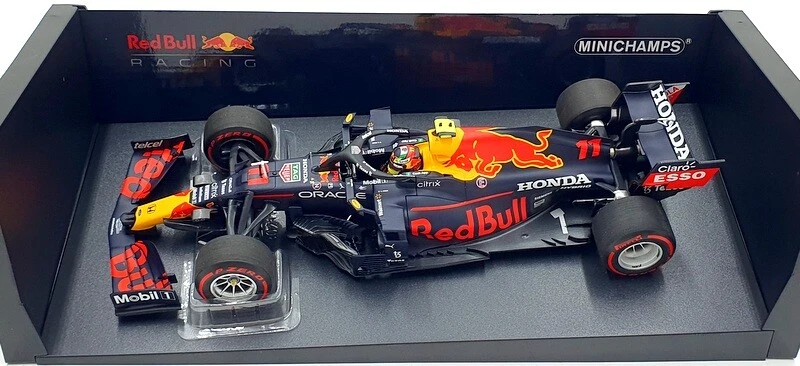 Minichamps 1/18 Scale 110 210711 Red Bull Honda RB16B F1 Perez Azerbaijan - Photo 4/4