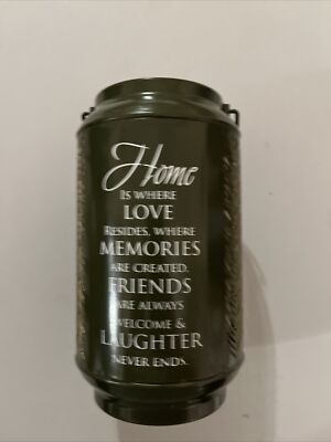 Metal Die Cut Lantern Home Is Where Love Resides - Cottage Garden - DLTN34LGR