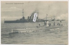 AK Deutsches Unterseeboot, Feldpost 1.WK (1722a)